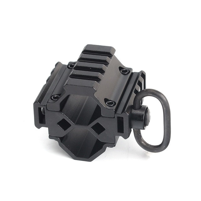 ohhunt Universal Tactical Tri-rail Barrel Mount 3 Slots com QD Sling Swivel Para 12 Gauge Mossberg 500 Remington 870