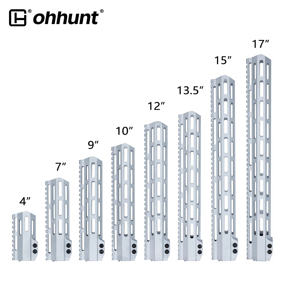 AR-15 M-Lok Raw Handguard