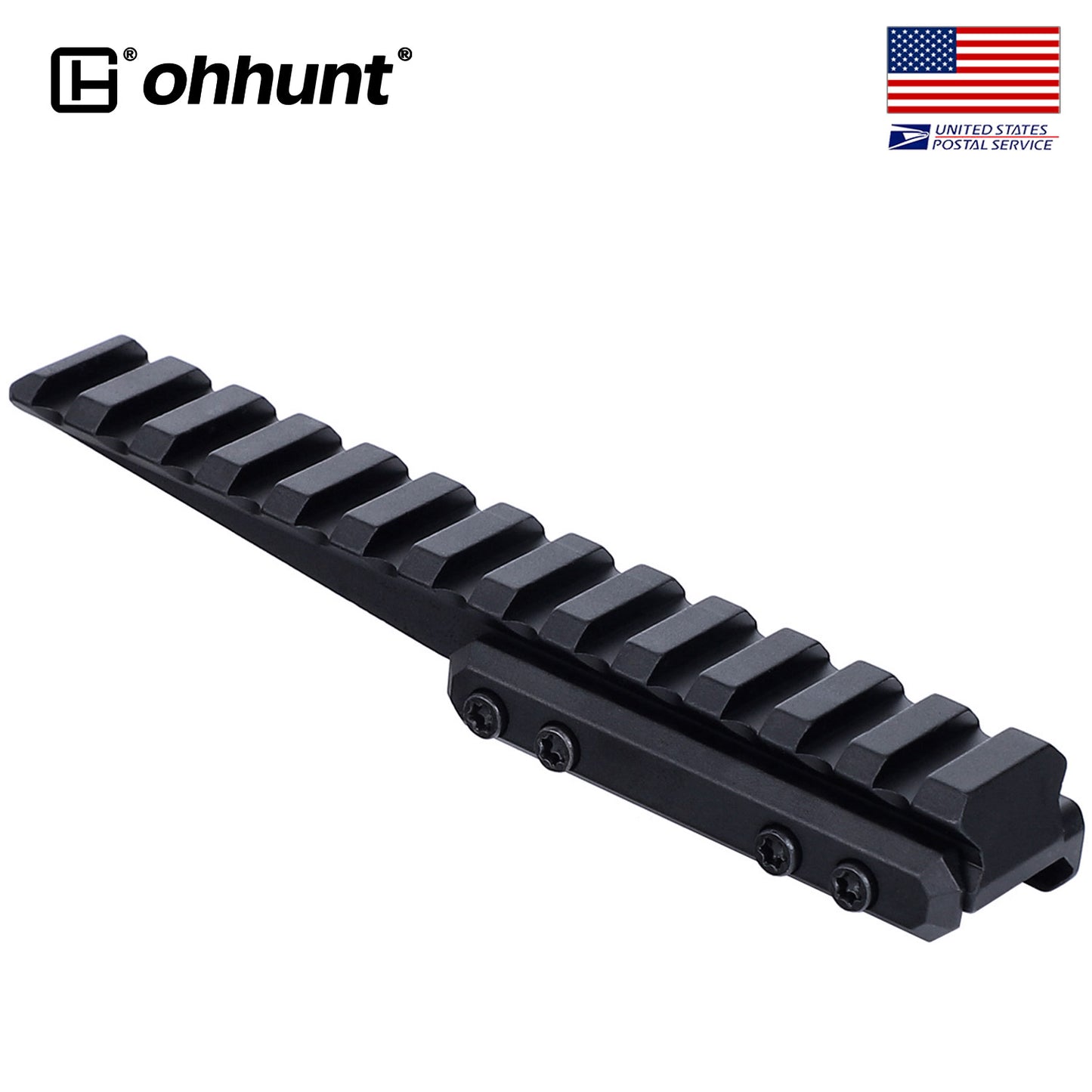ohhunt® 0.5" Height Picatinny Riser Mount Low Profile Optic Riser