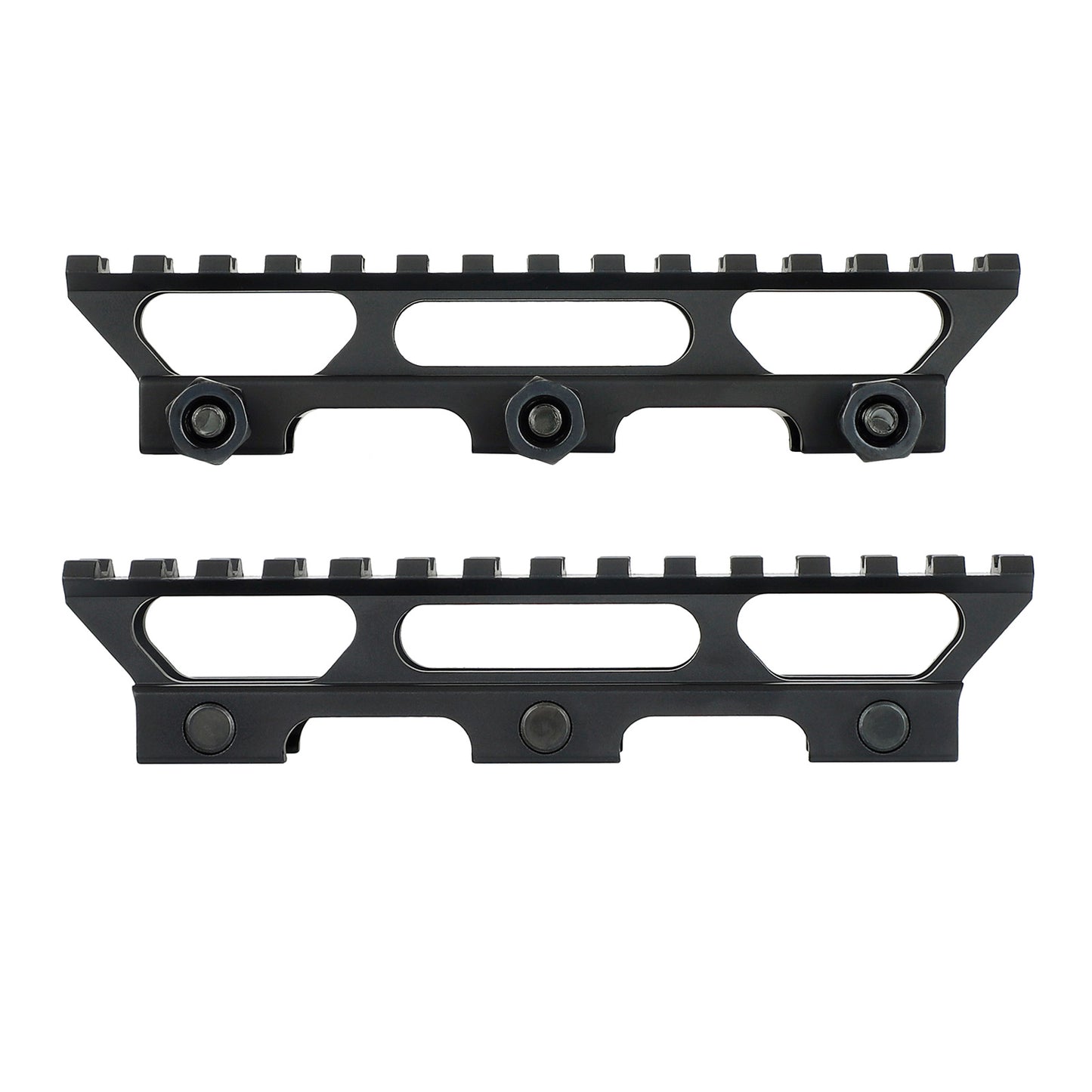 ohhunt® High Profile 1 inch See Through Picatinny Riser Mount  -  14 Slot