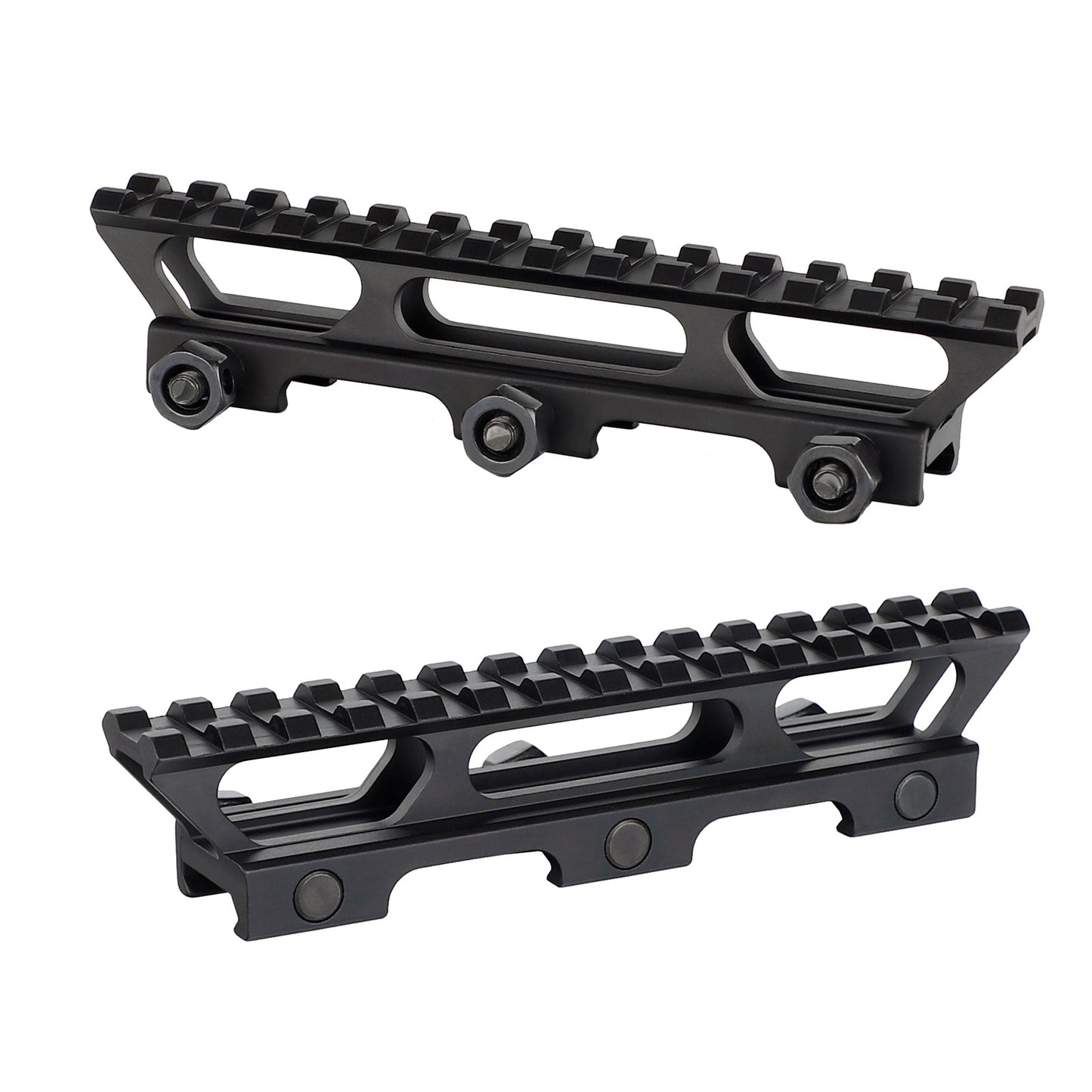 ohhunt® High Profile 1 inch See Through Picatinny Riser Mount  -  14 Slot