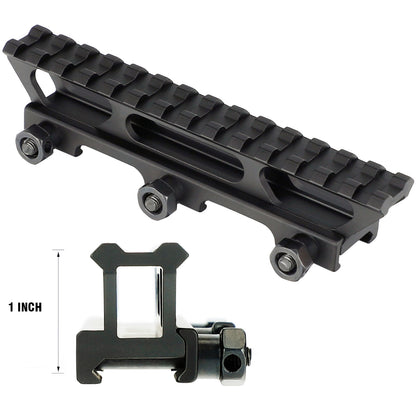 ohhunt® High Profile 1 inch See Through Picatinny Riser Mount  -  14 Slot