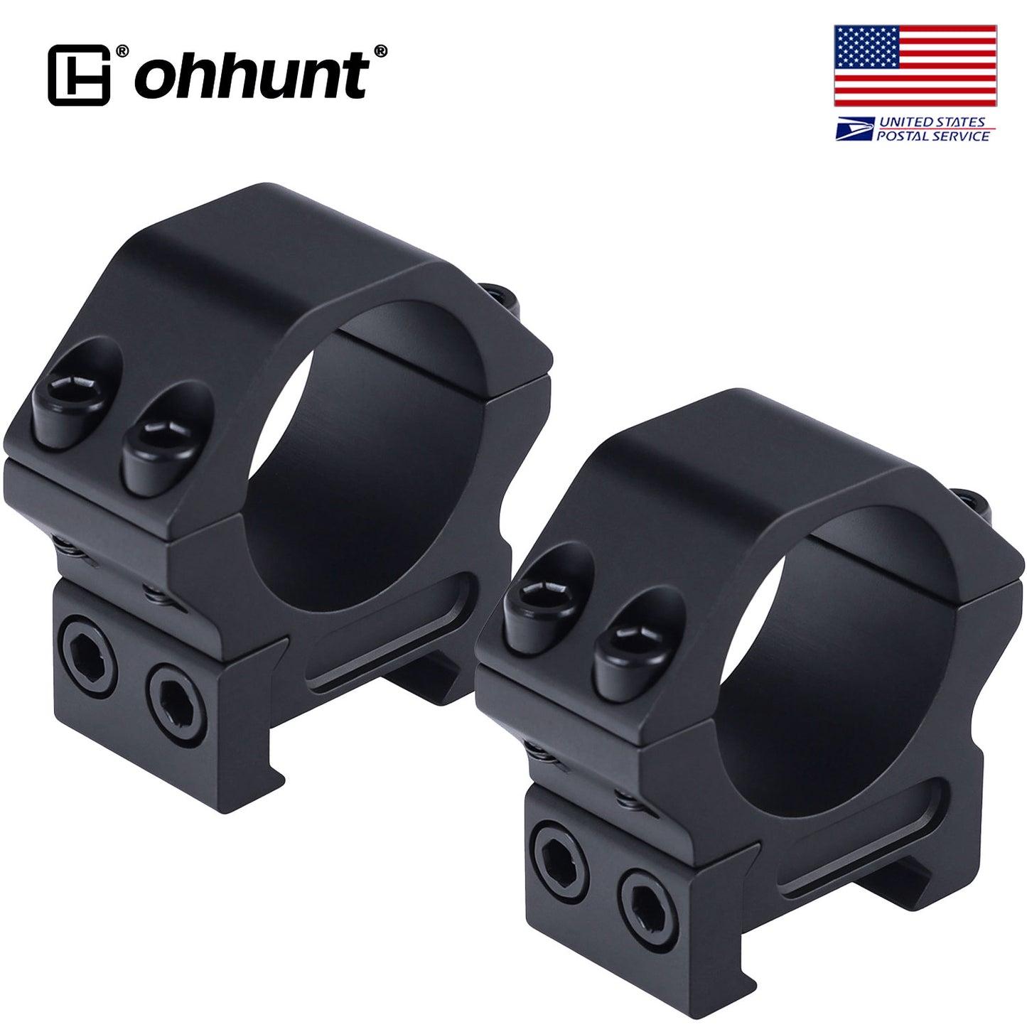1 Inch Scope Rings - Low Medium Profile