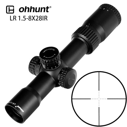 ohhunt® LR 1.5-8X28 Compact Rifle Scope Budget LPVO Optics