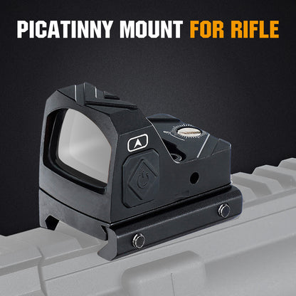 ohhunt® 2 MOA Shake Awake Grünpunktvisier, kompatibel mit Picatinny-Montage oder RMR-Footprint