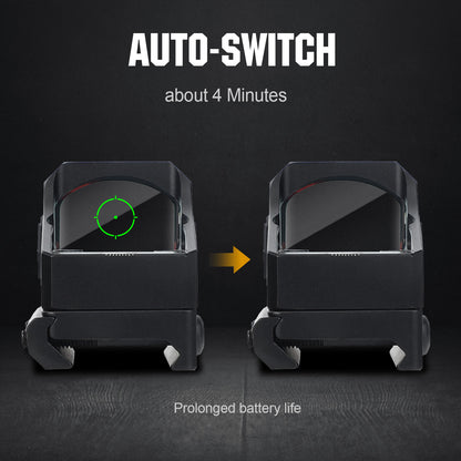 ohhunt® 2 MOA Shake Awake Green Dot Sight 2MOA to 32MOA Multiple Reticle