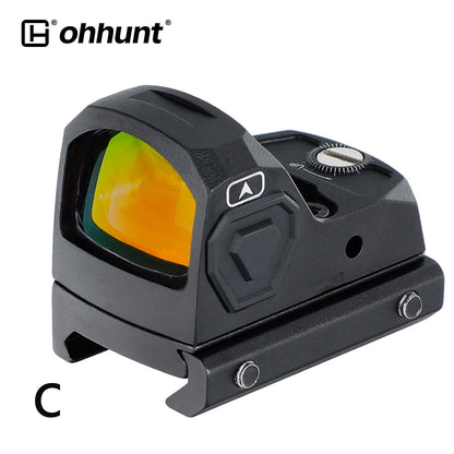 ohhunt® 2 MOA Shake Awake Micro Red Dot Sight 12x Illumination Settings for Pistol