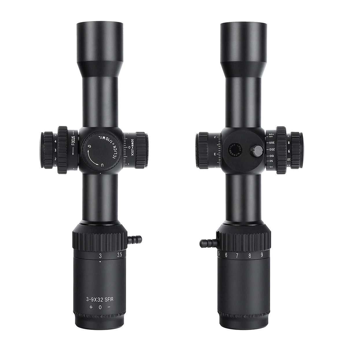 ohhunt® 3-9X32 SFIR Long Eye Relief Rifle Scope Mil Dot Reticle