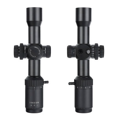 ohhunt® 3-9X32 SFIR Long Eye Relief Compact Rifle Scope Mil Dot Reticle