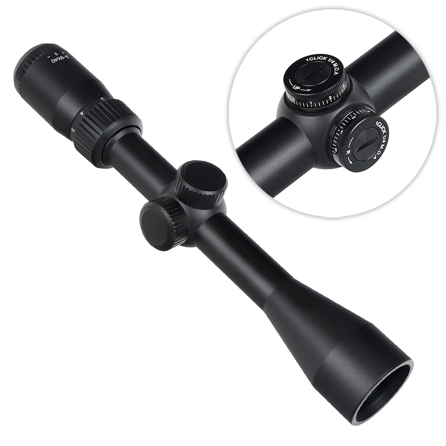 ohhunt® 3-9X40 SFP Rifle Scope - BDC Reticle