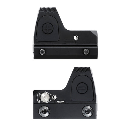 ohhunt® 3 MOA Pistol Red Dot Sight 4 Reticle Brightness with Glock Mount and Picatinny Mount