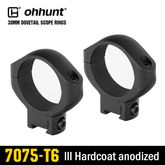 ohhunt® Pro 7075 Aluminum 30mm Dovetail Scope Rings
