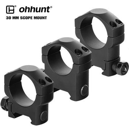 ohhunt® Picatinny 30mm Scope Rings Hight Medium Low Profile