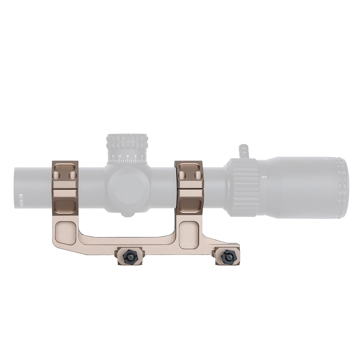 ohhunt® 30mm Cantilever Picatinny Scope Mount Ring Spacing 2.75" Height 1.93"  - Tan