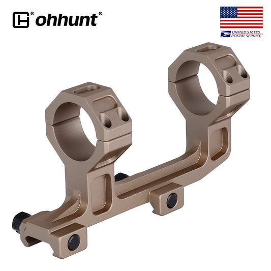 ohhunt® 30mm Cantilever Picatinny Scope Mount Ring Spacing 2.75" Height 1.93"  - Tan