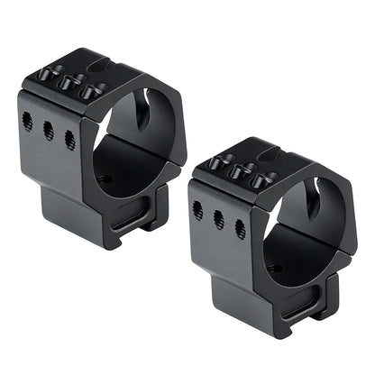 30mm Dovetail Scope Rings for 3/8“ 11mm Dovetail Rails - Medium Profile 1" Height