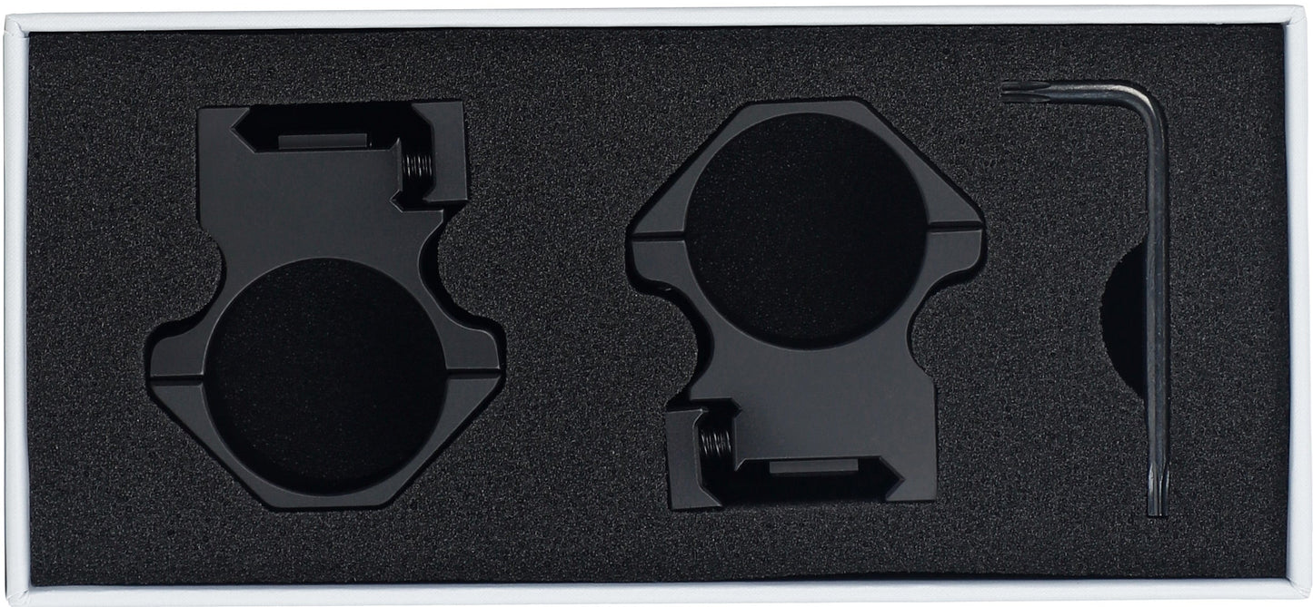 30mm Picatinny Scope Rings Mount 7075 Aluminum - High Profile