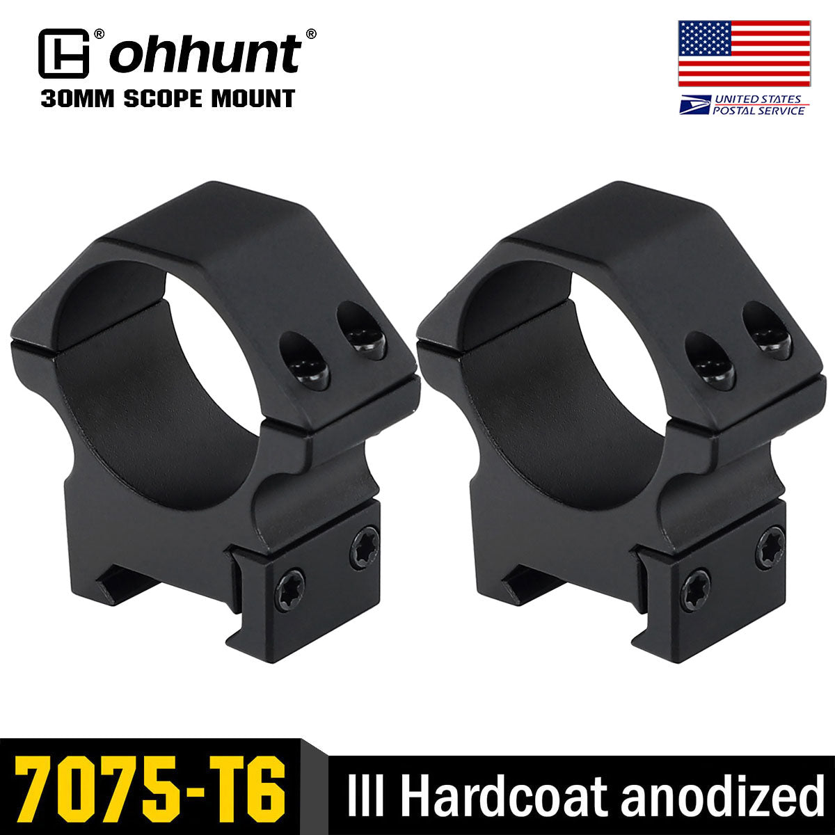 30mm Picatinny Scope Rings Mount