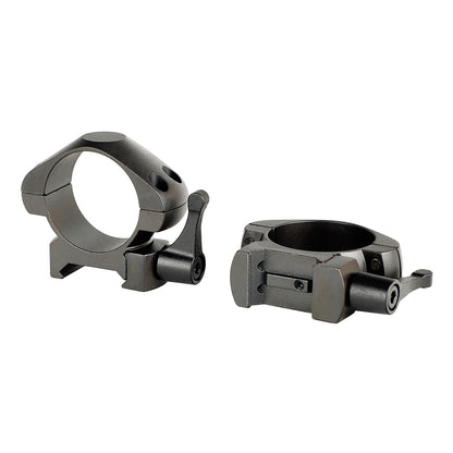 ohhunt® Steel Quick Release 30mm Picatinny Scope Rings Mount Low Profile 2PCs