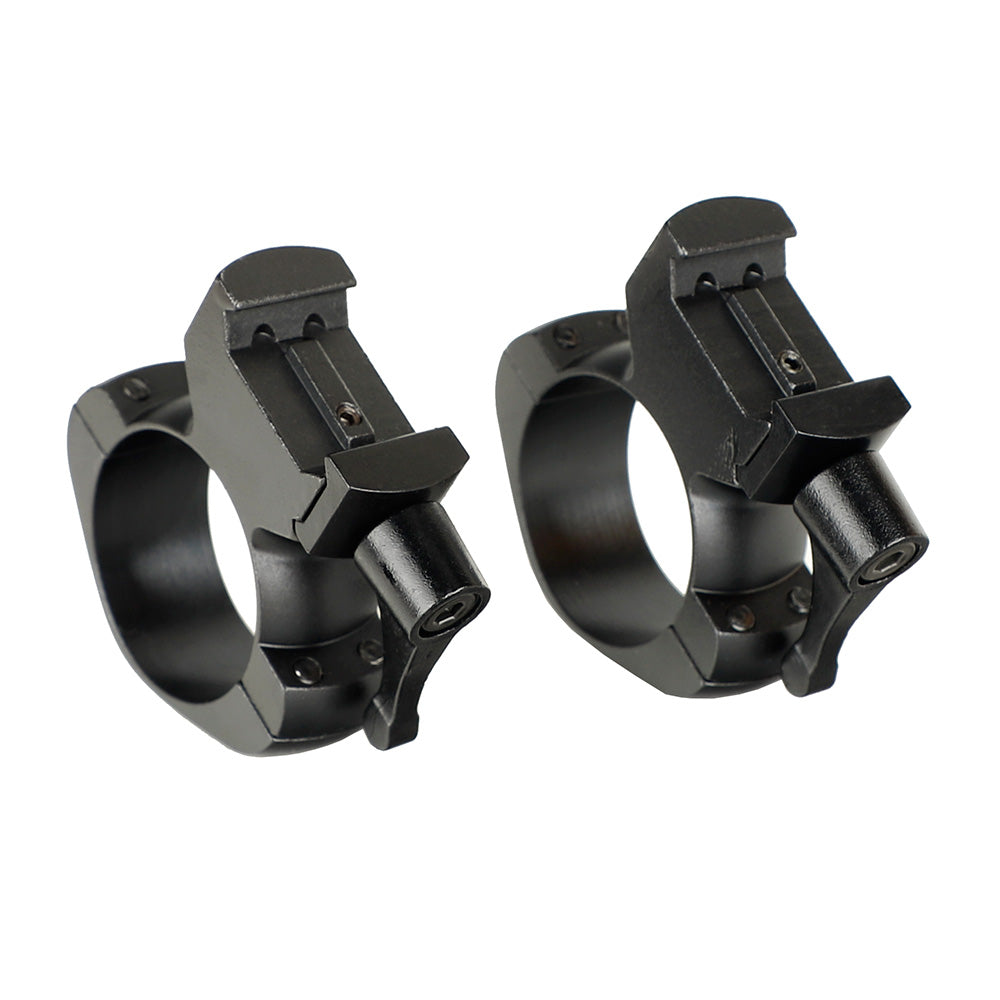 ohhunt® Steel Quick Release 30mm Picatinny Scope Rings High Profile 2P