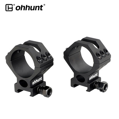 ohhunt® Picatinny 35mm Scope Rings with Scope Gasket for 30mm 34mm Dia Tube - Medium Profile