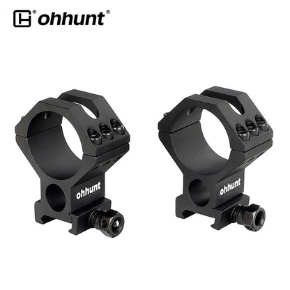 ohhunt® Picatinny 35mm Scope Rings with Scope Gasket for 30mm 34mm Dia - High Profile