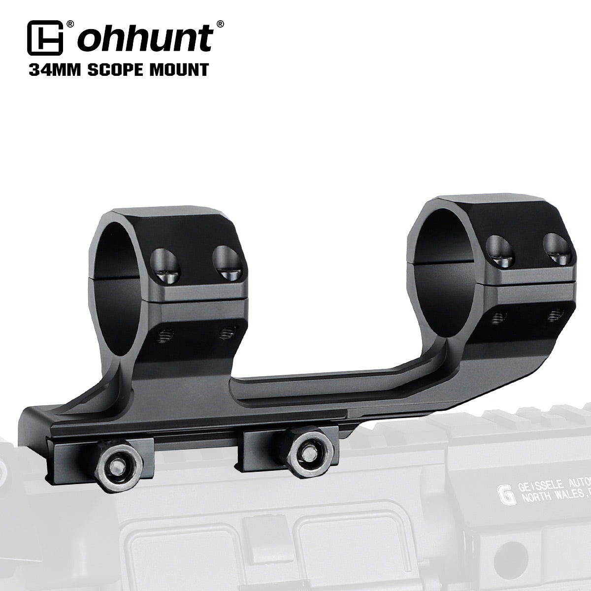 ohhunt® 34mm Picatinny Cantilever Scope Mount