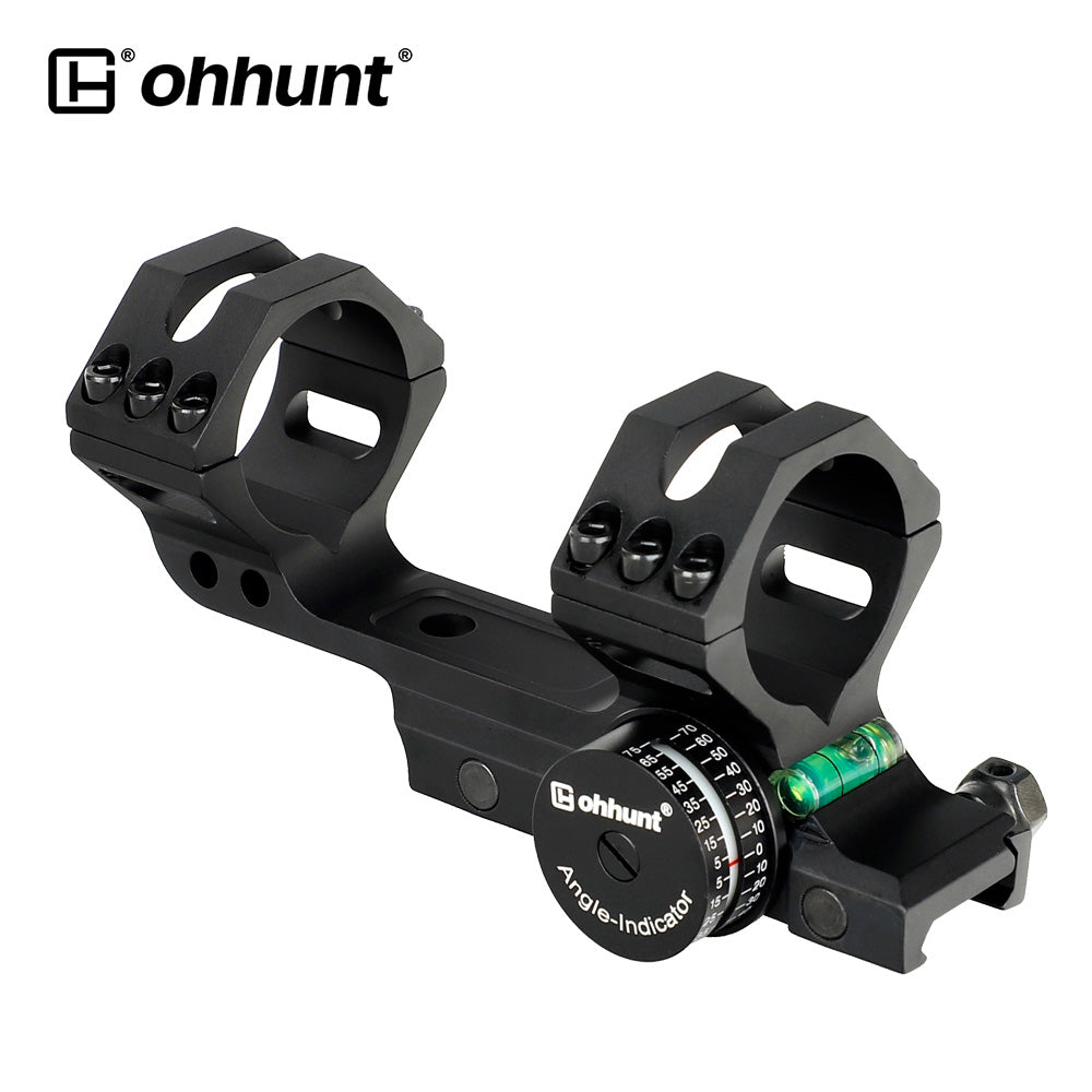 ohhunt® 35mm Cantilever Scope Mount with Angle Cosine Indicator Bubble Level Scope Gasket for 30mm Dia