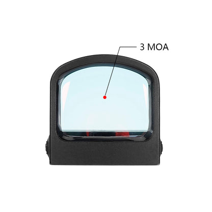 ohhunt® RD U2 3 MOA Micro Shake Awake Red Dot Sight for RMR Footprint and Picatinny Rail Mount 10 Brightness Levels