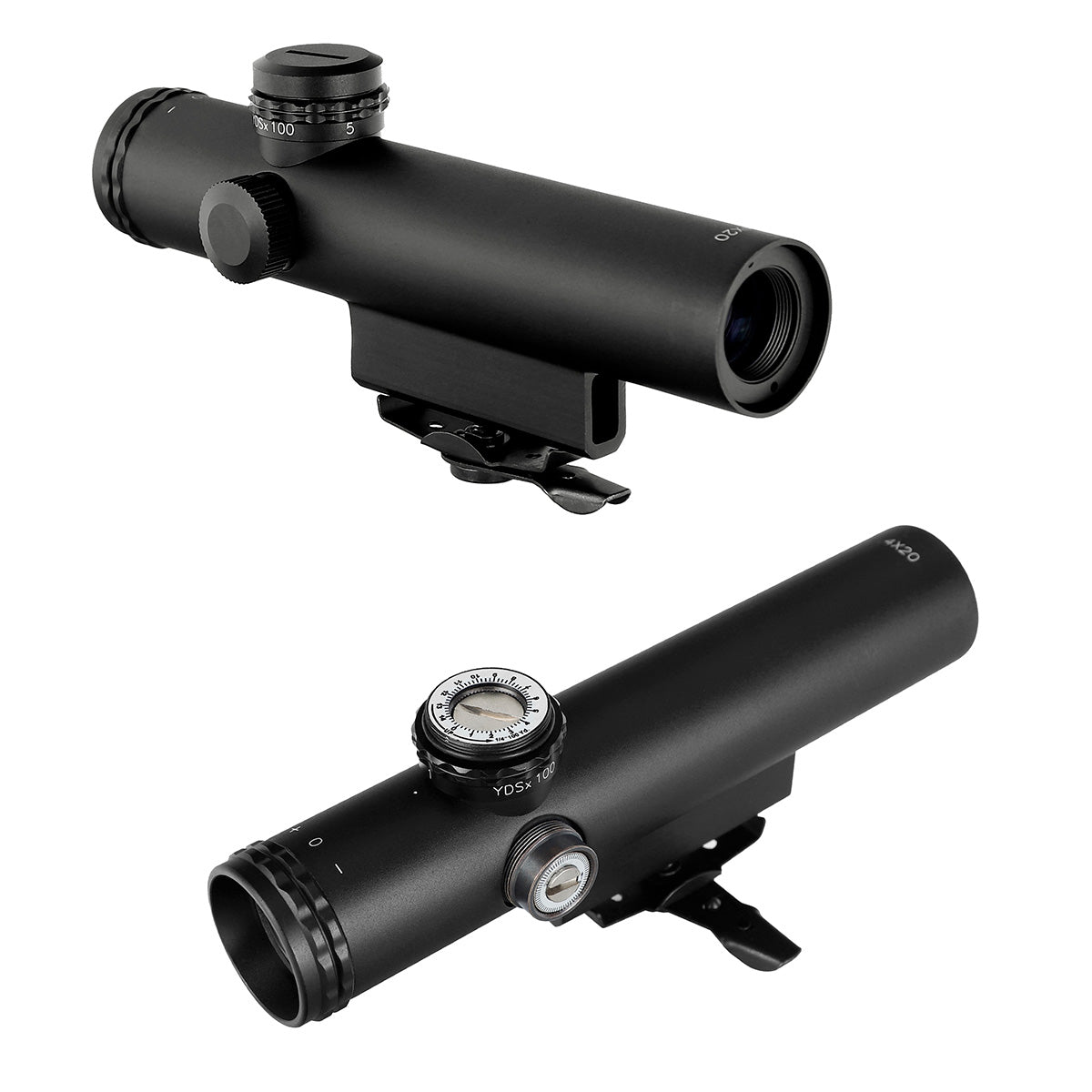 ohhunt® 4x20 Carry Handle Optic Compact Rifle Scope with BDC Turret