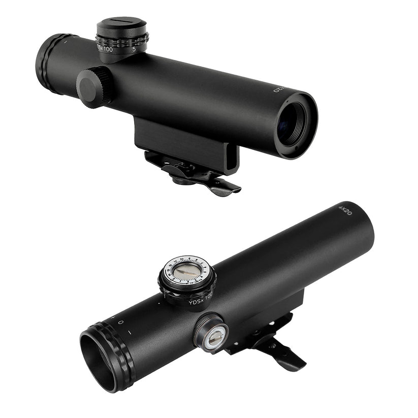 ohhunt® 4x20 Carry Handle Optic Compact Rifle Scope with BDC Turret