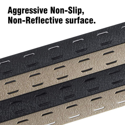 5.5 inch M-LOK Rail Covers Kit Non-Slip Handguard Cover Panel - Black, 5 PCS