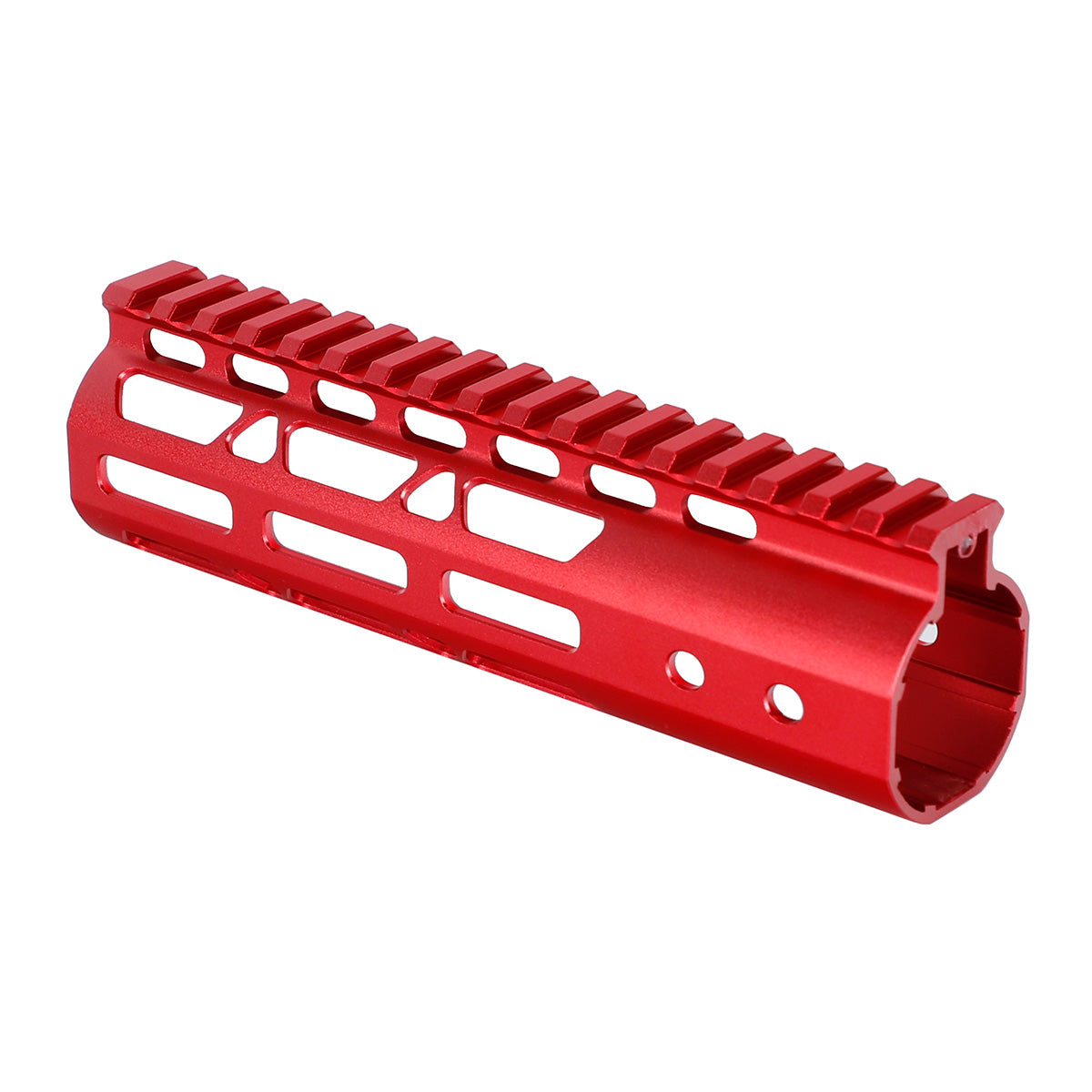 ohhunt AR15 Red Handguard M-lok with Steel Barrel Nut