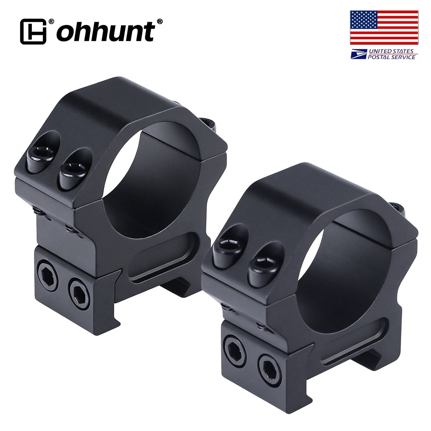 1 Inch Scope Rings - Low Medium Profile
