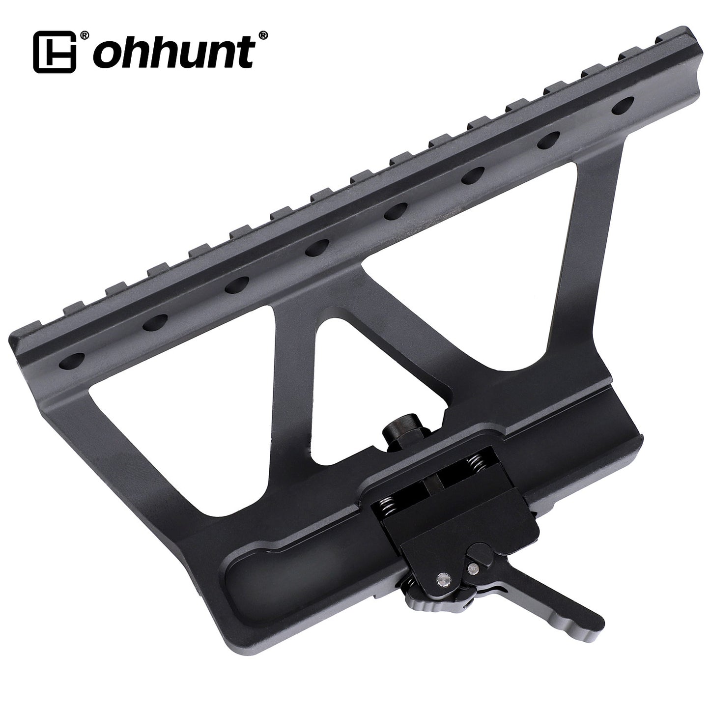 ohhunt AK Side Rail Scope Mount with Quick Detach System Picatinny Rail for AK47 AK74