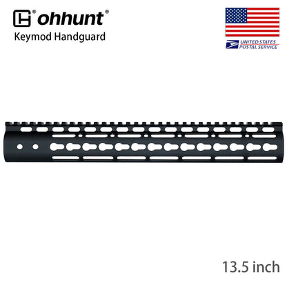 Ohhunt AR-15 Free Float Keymod Handschutz mit Zylindermutter 7" 9" 10" 12" 13,5" 15" Handlauf für 223/556