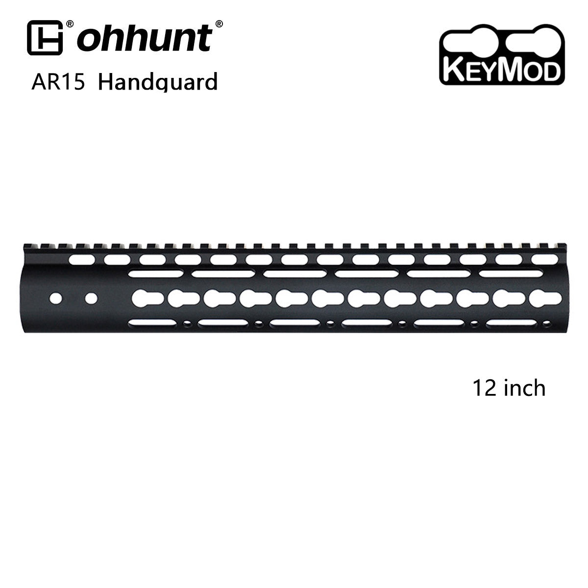 Keymod ohhunt AR Slim Free Float Keymod Handguard 7 9 10 12 13.5 15 inch ...