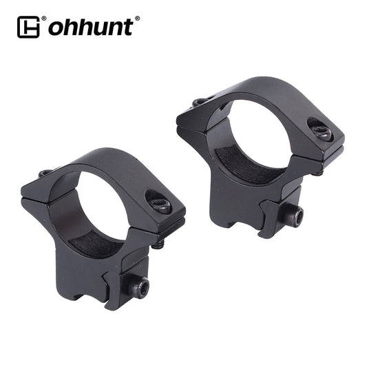 ohhunt Med Profile 1 polegada Rifle Scope Ring 11mm Dovetail Mount para Lanterna Hunting Acessórios Táticos