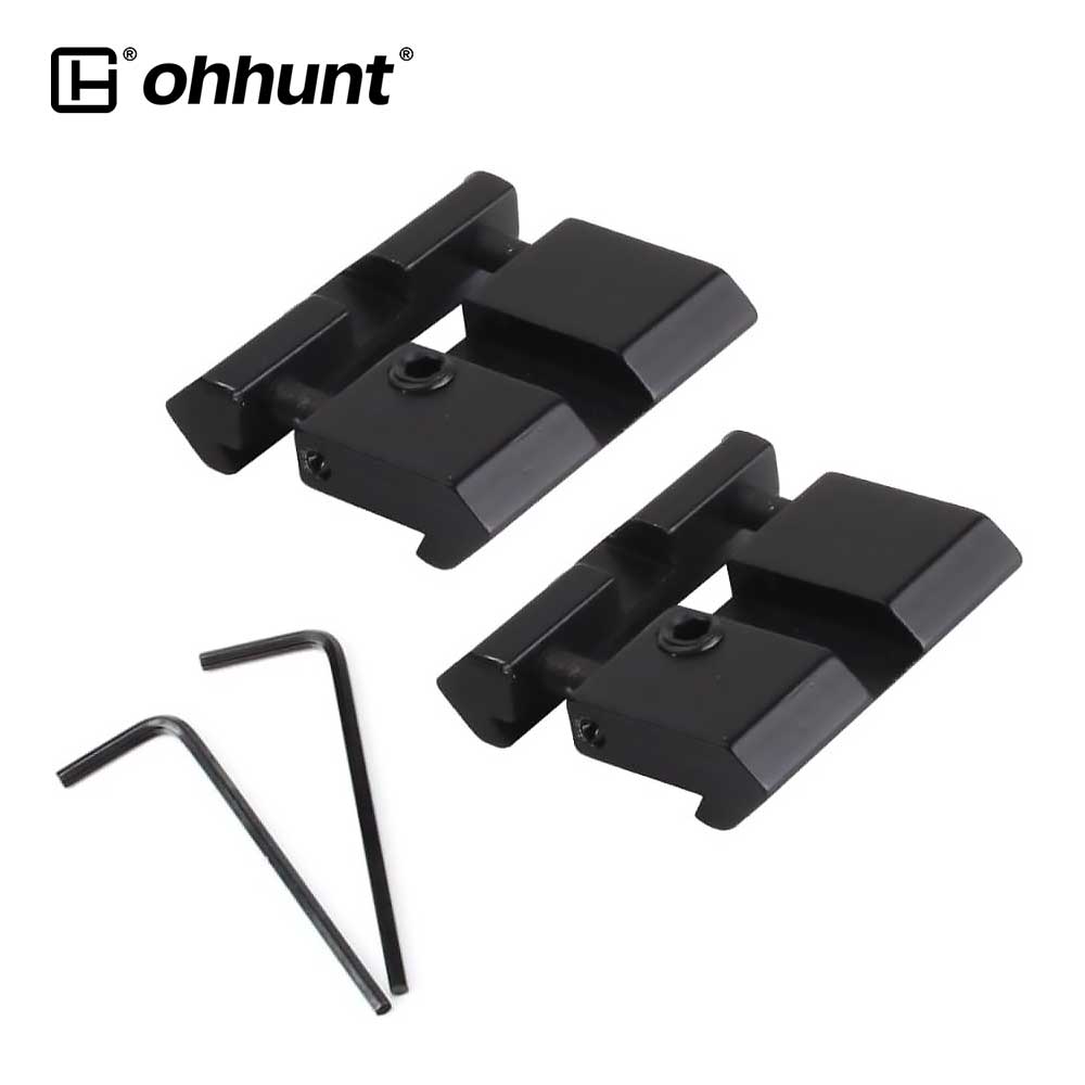 ohhunt 11mm Dovetail to Picatinny Rail Adapter Mount Low Profile ohhunt 11mm Dovetail to Picatinny Rail Adapter Mount Low Profile
