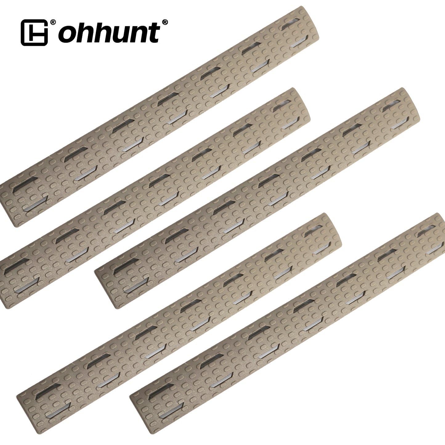 FDE Non-Slip M-LOK Rail Covers