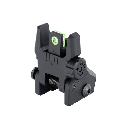 ohhunt® Flip Up Front Rear Sights with Green Red Fiber Optics Dots