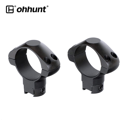 ohhunt® Steel 30mm Dovetail Scope Rings Mount for .22 Dovetail Airgun - High Profile