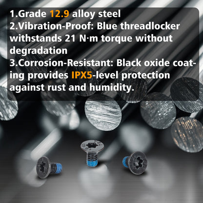 ohhunt® Replacement Red Dot Screw Set 6PCS for Holosun EPS Carry Red Dot Compatible with Sig P365X/XL/X-Macro/365-380/322 Optics