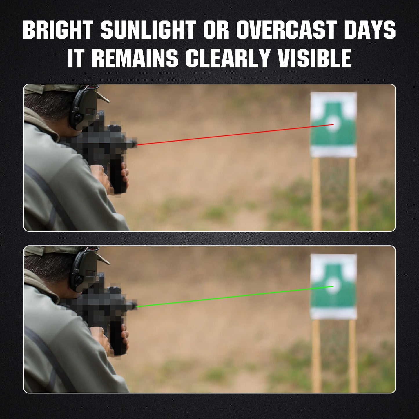 ohhunt® Rechargeable Style Bore Sight Kit, Compatible with 0.159 to .998 Calibers with 32 Adapters