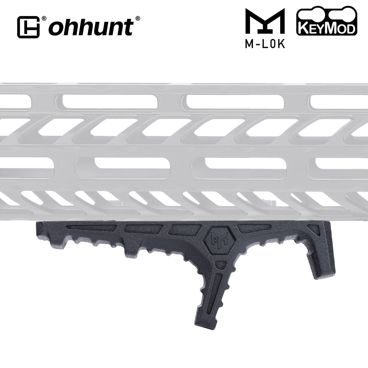 Handstop Polymer Universal Handstop for M-LOK & Keymod Python Pattern- 3.15 ...