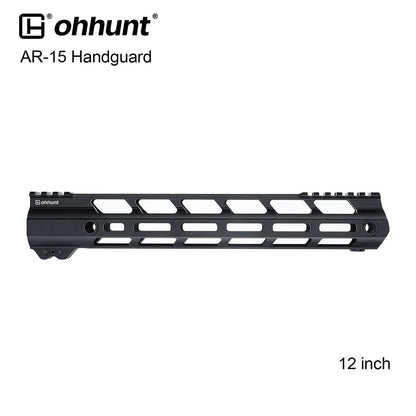 ohhunt® Gen2 AR-15 Lightweight Free Float M-LOK Handguard - 12 inch