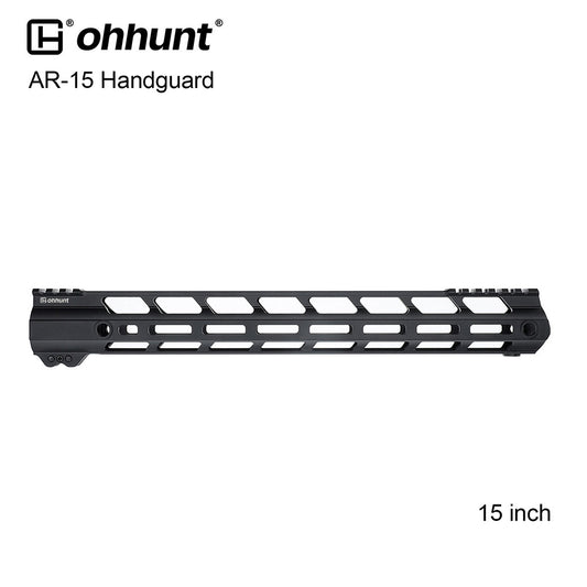 ohhunt Gen2 AR-15 Lightweight Free Float M-LOK Handguard - 15 inch