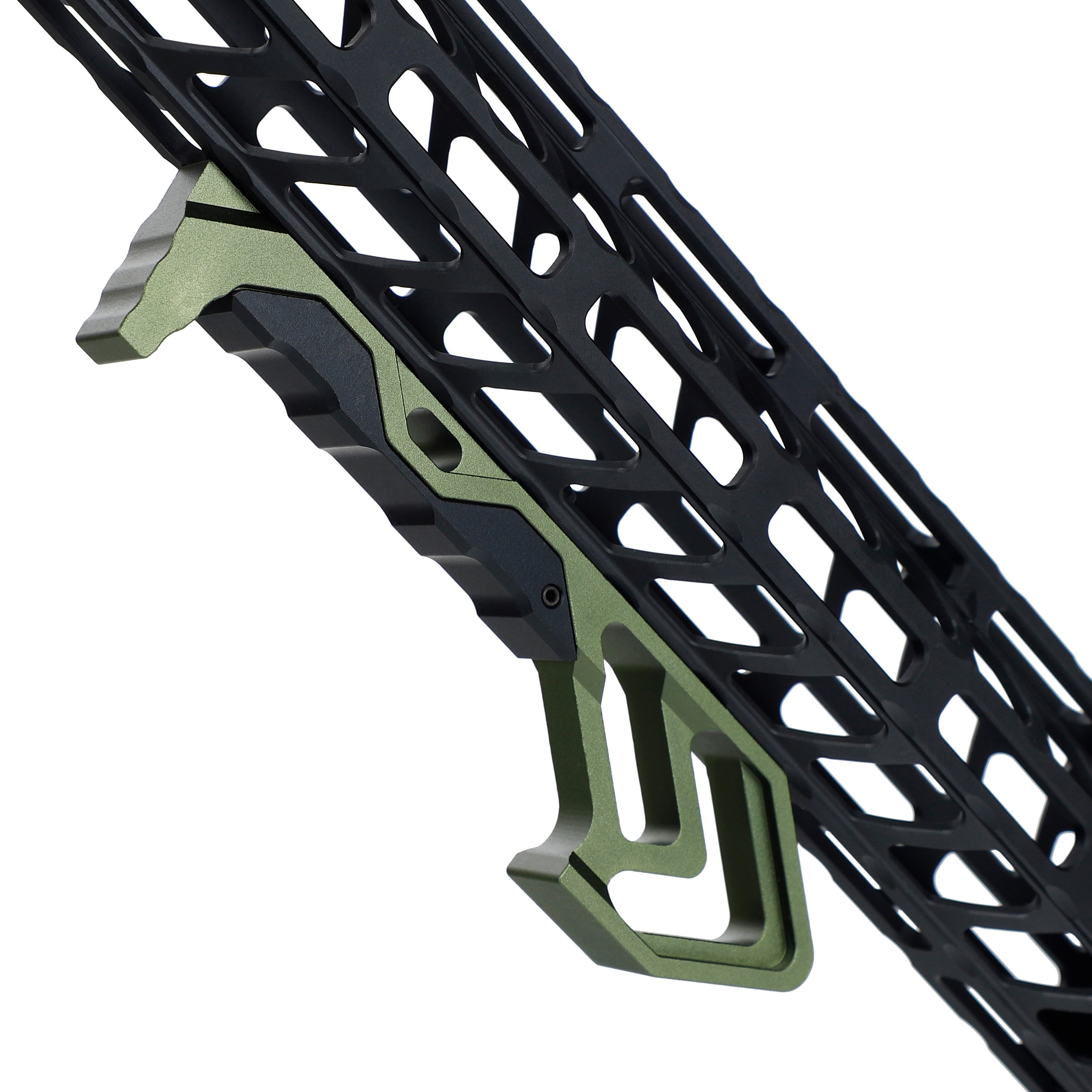Handstop M-LOK Handstop Barricade Stop Aluminum Angled Foregrip for AR-15 AR-10 ...