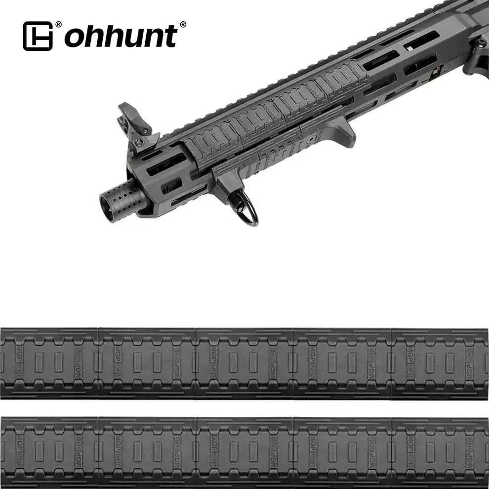 Rail Shield ohhunt® M-LOK Rail Covers Polymer Handguard Panel Set - Pack of 12
