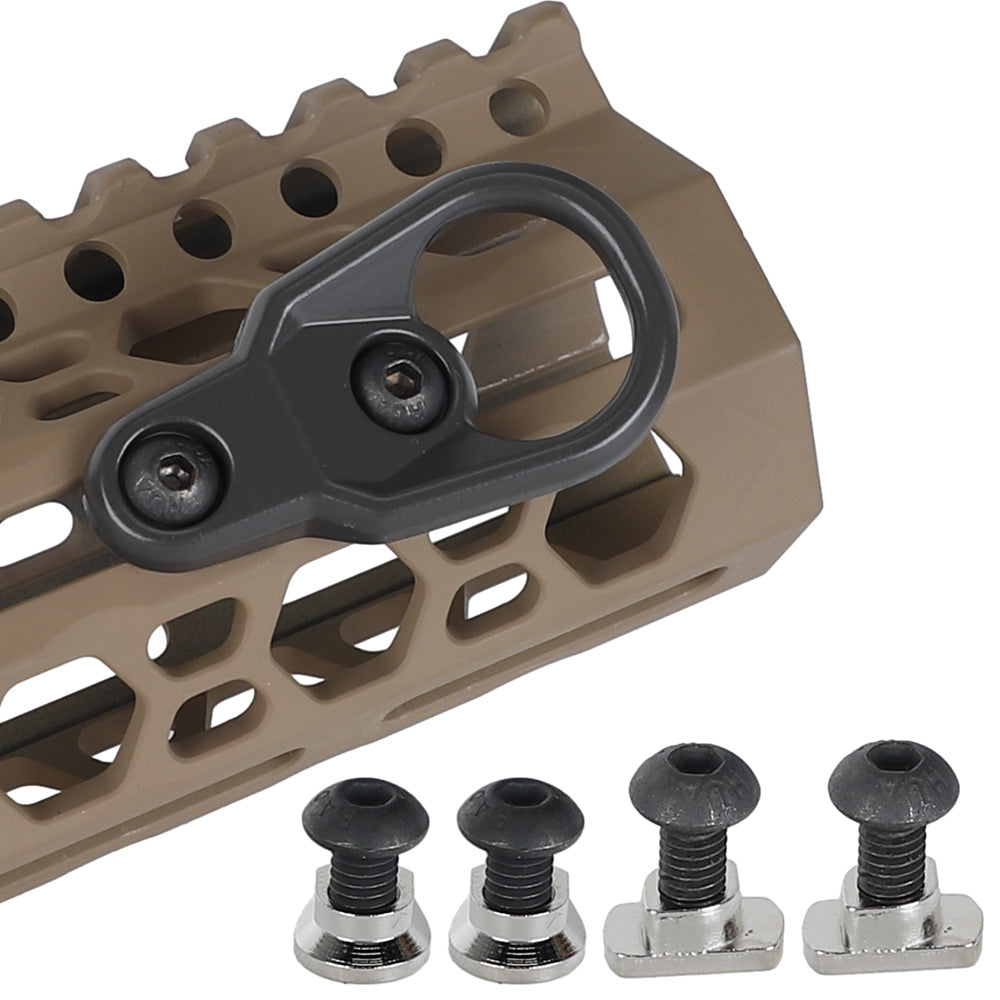 Keymod Rotating Adapter Rifle ohhunt Sling Mount Adapter for Clip-inSlings fit M-Lok & Keymod Rail S